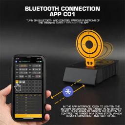 Alvo de tiro tático sincronizado Treinador de treino sincronizado inteligente Airsoft 4Pcs Bluetooth Controle de aplicações Sem medo da escuridão - Image 6