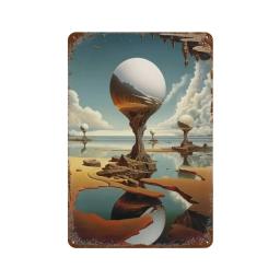 Surrealismo famosa obra de Salvador Dali, cartazes de metal, estanho sinais, decoração e impressões, Wall Art, Pictures for Living - Image 3