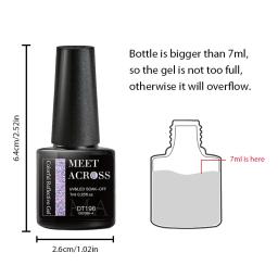 MEET ACROSS 12 Pçs/set 7ml Macaron Gel Unha Polonês Com Caixa Semi Permanente UV Gel Soak Off Nail Art Kit Verniz Para Manicure - Image 5