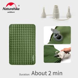 Naturehike-Bomba de ar elétrica portátil para barraca de acampamento ao ar livre, colchão inflável, sofá travesseiro com 3 bicos, 4KPA, 2000mAh - Image 5