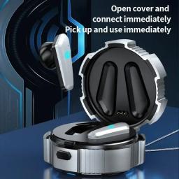 Fone de ouvido Bluetooth sem fio X35, fones de ouvido ao ar livre, 5.3 com display de carregamento, Touch Control Earbuds para música - Image 3