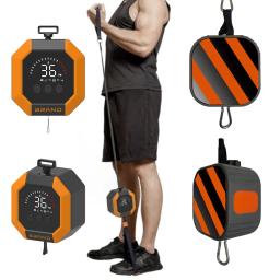 Equipamento de exercício inteligente cabo puxar bolso casa ginásio bomba fitness volante trainer com controle resistência ajustável - Image 1