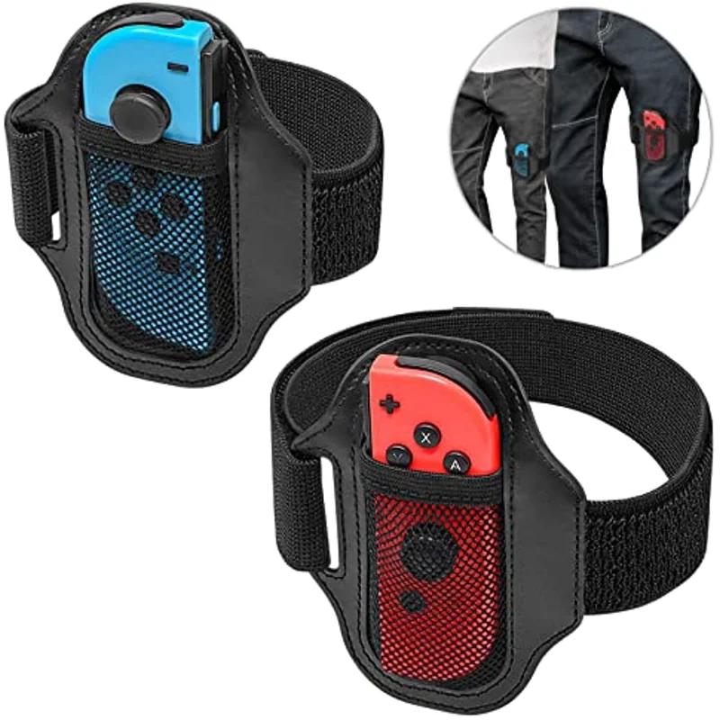 Correia para Switch Sports Play Soccer, Controlador de Modelo OLED, Acessórios de Jogo, Ajustável, Elástico, 2 Pcs - Image 1