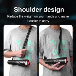 2025 nova lanterna led ultra brilhante usb recarregável zoom lanternas de longo alcance 6000m tocha tática acampamento pesca lâmpada trabalho - Image 2