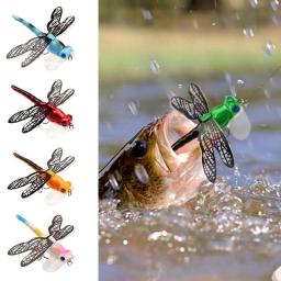 Topwater libélula moscas secas inseto isca de pesca com mosca 6.2g 75mm truta popper isca artificial wobblers para corrico isca dura 1 pçs - Image 2