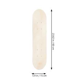 Baralho de skate em branco dupla face diy lona para jardim de infância inacabado desenho rolo brinquedo acessórios esportivos - Image 6