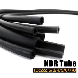 Mangueira resistente a óleo/abrasão/envelhecimento, borracha nitrílica nbr id 2 2.5 3 4 5 6 7 8 mm tubo flexível de linha de combustível para sistemas hidráulicos - Image 1