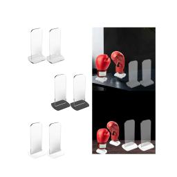 Boxe luva Display Rack, titular autografado para bancadas prateleira, 2 pcs - Image 4