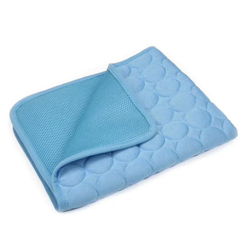 Cama respirável para cães e gatos Esteira de resfriamento grande almofada de canil cobertor auto-refrigerador caixa do sono, verão - Image 1