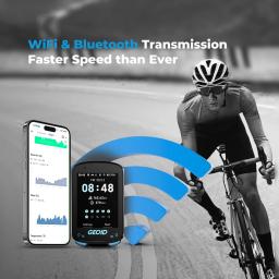 GEOID CC600 Tela Colorida ANT + GPS Bicicleta Computador Rota Navegação Velocímetro Sem Fio Suporte Powermeter Ciclismo Odômetro - Image 3