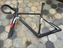 Coln V4RS quadro de bicicleta de estrada de fibra de carbono cor personalizável quadro à prova de vento T1000 freios a disco de fibra de carbono podem ser adaptados para DI2 - Image 3