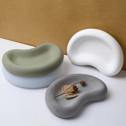 Bandeja De Armazenamento De Forma De Ervilha Criativa, Molde De Silicone, Gesso Artesanal DIY, Resina De Concreto, Prato De Exibição De Jóias, Moldes De Artesanato, Decoração De Casa - Image 2
