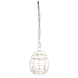 Brinquedos De Triturador De Pássaro De Aço Inoxidável, Alimentador De Gaiola, Forrageamento De Papagaio, Recipiente De Painço, Acessórios Para Animais De Estimação - Image 6