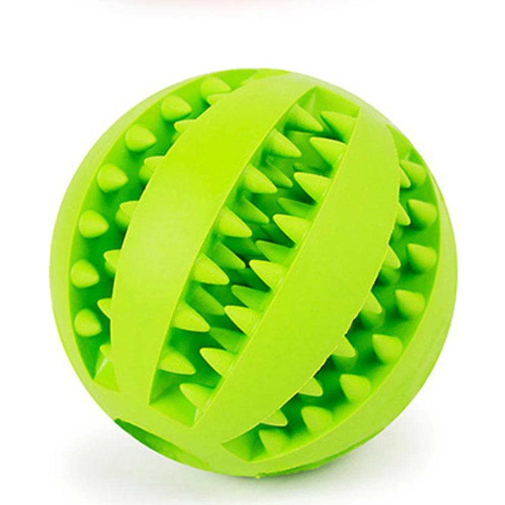 Rubber Dog Ball Toys para Pet, Limpeza dos dentes, Snack Ball, Pet Products, Filhotes, Cães grandes, Engraçado - Image 1