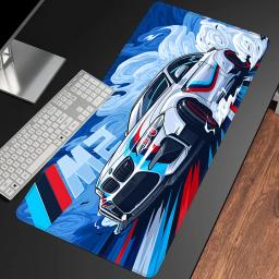 Mouse Pad antiderrapante para jogadores de computador, Rally Sports GTR, carro de corrida Mousepad, impressão HD, borda de bloqueio, teclado, PC, mesa, XXL90 x 40cm - Image 3