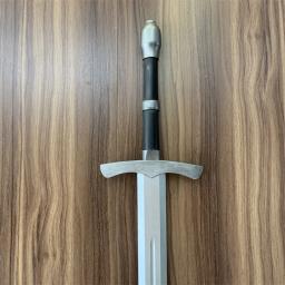 Guerreiro de prata Cosplay Espada, 1:1 Paladino Cavaleiro Arma, Role Playing, Modelo Medieval Halloween, Segurança PU Toy, Presente - Image 3