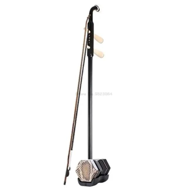Erhu Chinês Tradicional: Violino com Cordas de Alta Qualidade e Estojo de Madeira Sólida