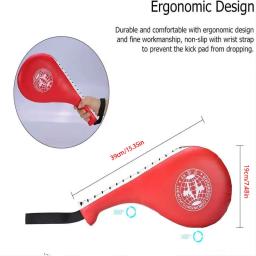 (1 par) equipamento de treinamento de alvos de pé de taekwondo para boxe sparring chutes laterais prática de artes marciais - Image 2