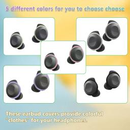 Silicone antiderrapante asa dicas para Samsung Galaxy Buds FE, Bluetooth, fone de ouvido com cancelamento de ruído, eartips, 3 pares, 2023 - Image 5