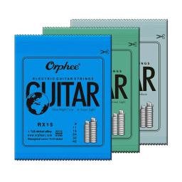 6 Pcs Cordas De Guitarra RX15/RX17/RX19 Cordas De Guitarra Elétrica Super Leve Dropship - Image 1