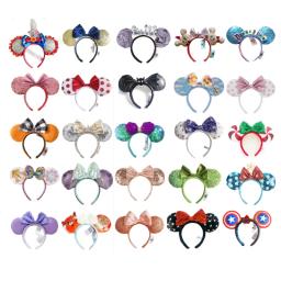 2025 disney mickey bandana plutônio preto orelhas de morcego bandana natal gengibre cosplay hairband disneyland carta bandana presente - Image 1
