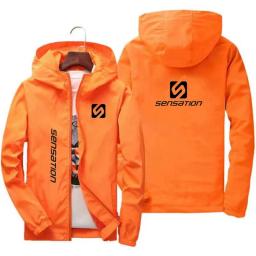 Nova jaqueta masculina de alta qualidade blusão primavera outono com capuz montanhismo bicicleta tamanho grande casaco à prova dwaterproof água - Image 6