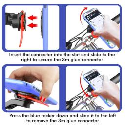 Suporte de telefone amortecedor para motocicleta e bicicleta, suporte móvel, auto bloqueio, anti-shake, guidão de bicicleta de montanha, Stem Hold - Image 6