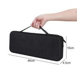 Estojo rígido para armazenamento de teclado, bolsa protetora à prova d'água de eva para teclas logitech mx, teclado iluminado sem fio avançado - Image 6