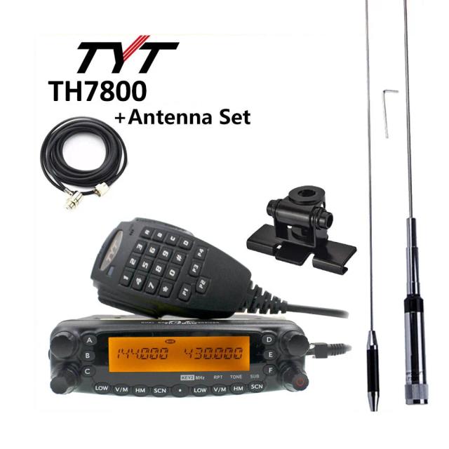TYT TH-7890 Rádio Móvel Dual Band 50W VHF/40W UHF Transceptor 809 Canais