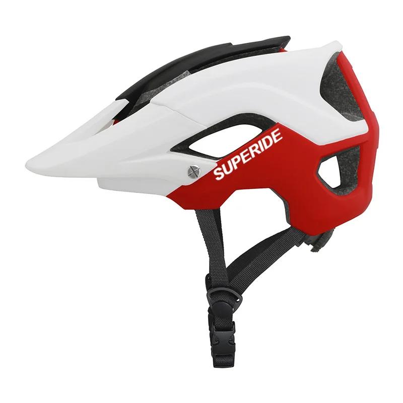 SUPERIDE-Capacete de bicicleta anti-impacto para homens e mulheres, capacete DH MTB, no molde, esportes, estrada, mountain bike, equitação, ciclismo - Image 1