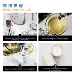 500/1000g grande cera de gelo palma cera floco de neve vela de cristal para fazer diy paisagem pintura areia copo cera - Image 6