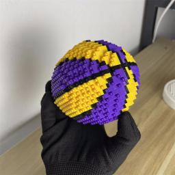 Mini Conjunto de Blocos de Construção de Futebol e Basquete, Brinquedos Criativos Montados, Presente Ideal para Fãs de Esportes - Image 3