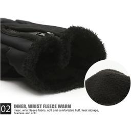 X-tiger inverno ciclismo luvas de bicicleta à prova de vento térmica quente lã luvas das mulheres dos homens da motocicleta neve esqui esporte luvas de bicicleta - Image 5