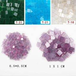 200 pcs/pacote 1cm acrílico mosaico/telha de mosaico plástico para diy arte hobbies artesanato material minúsculo mini telha de mosaico de resina - Image 4