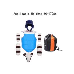 Taekwondo Protective Gear Kit, Conjunto Uniforme para Casa, Ginásios, Homem - Image 6