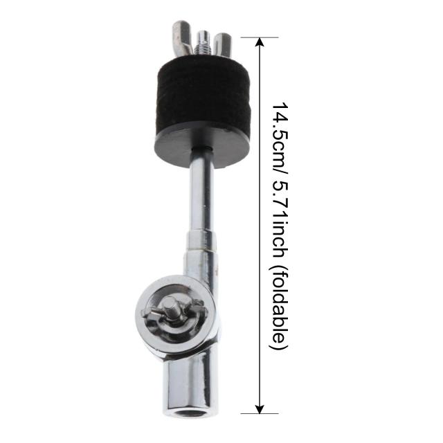 Suporte de Braço para Címbalo de Tambor em Metal - Acessórios Essenciais para sua Bateria e Percussão