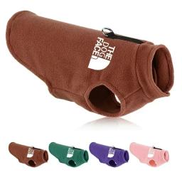 Colete de camisola de lã quente para animais, pequeno buldogue chihuahua, roupas para cães, trajes, casaco de outono e inverno - Image 1