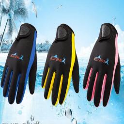 Luvas de mergulho neopreno, 1.5mm, quente, fashion, para surf, caça submarina, snorkeling - Image 3