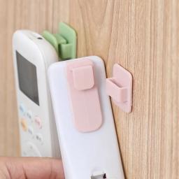 Ganchos adesivos autoadesivos de plástico, conjunto de gancho pegajoso, ar condicionado, controle remoto, chave, prático, armazenamento de parede, cabide forte - Image 1