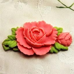 Molde de Silicone para Velas Artesanais, Mini Flor, Fondant, Chocolate, Açúcar, Sabão, Gesso, Gotejamento, Moldes de Cola, Artesanato DIY, 6,6 cm - Image 3