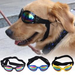 Cão de estimação ao ar livre óculos de sol verão à prova de vento dobrável protetor solar anti-uv óculos suprimentos para animais de estimação fotos adereços acessórios - Image 2