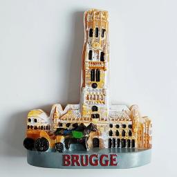 Europa bélgica 3d ímãs de geladeira turismo lembrança ímãs de geladeira adesivo coleção artesanato decoração artigos - Image 3