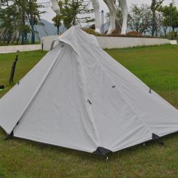 Barraca de acampamento ultraleve para mochila ao ar livre, barraca de trekking, barraca leve sem pólos, à prova d'água, 1-2 pessoas, sem polo - Image 6