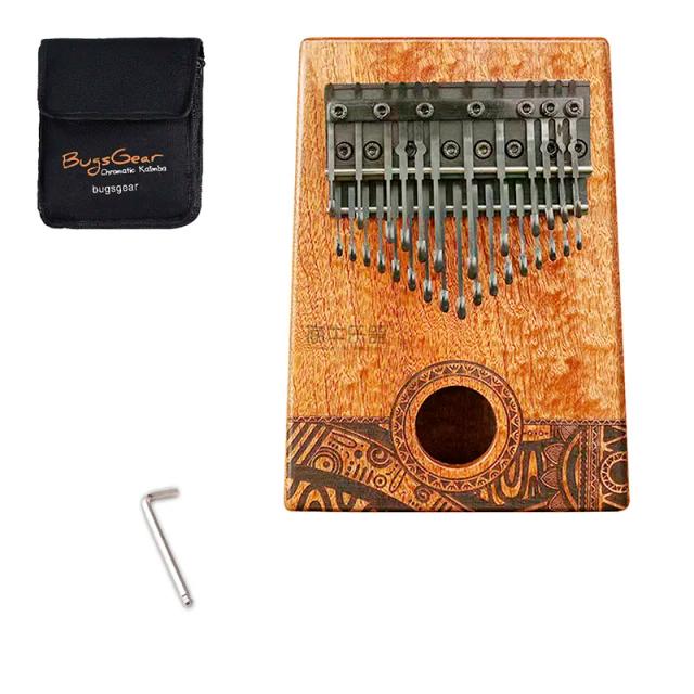 Kalimba Profissional de Madeira com 36 Chaves - Piano de Dedo de Duas Camadas, Ideal para Presentes Musicais e Melodias Encantadoras