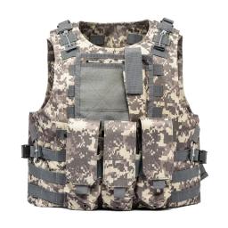 Colete Tactical Camouflage Combat, Airsoft Vest, Assault Coletes, Roupa ao ar livre, CS Sports and Hunting, Molle Equipment - Image 5