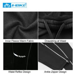 Inbike calças de inverno dos homens velo quente legging calças apertadas roupas fitness correndo traving bicicleta outwear esporte crossfit - Image 5