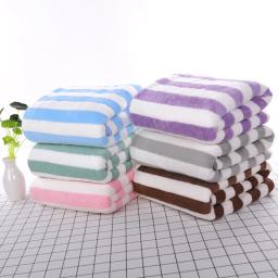 35*75cm absorvente toalha de banho de secagem rápida praia macia toalhas de natação microfiber confortável banheiro hotel spa toalha de banho - Image 5
