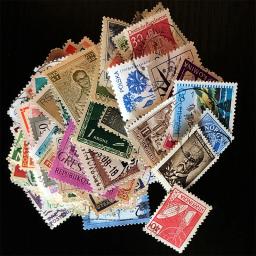 Selos postais diferentes do mundo, Set Lot misto, usado com Post Mark, Boa Condição Coleção - Image 2