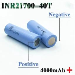-Bateria original 21700 4.0Ah INR21700-40T 4000mAh 30A 40T 3.7V Bateria de íon de lítio de alta descarga/grande capacidade - Image 6