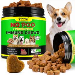 Coprofagia Fezes para Animais de Estimação Alimentar, Prevenir e Parar, Cocô para Cães, Probióticos, Enzimas para Todos os Cães, Sem Mastiga Poo, 150 pcs - Image 5